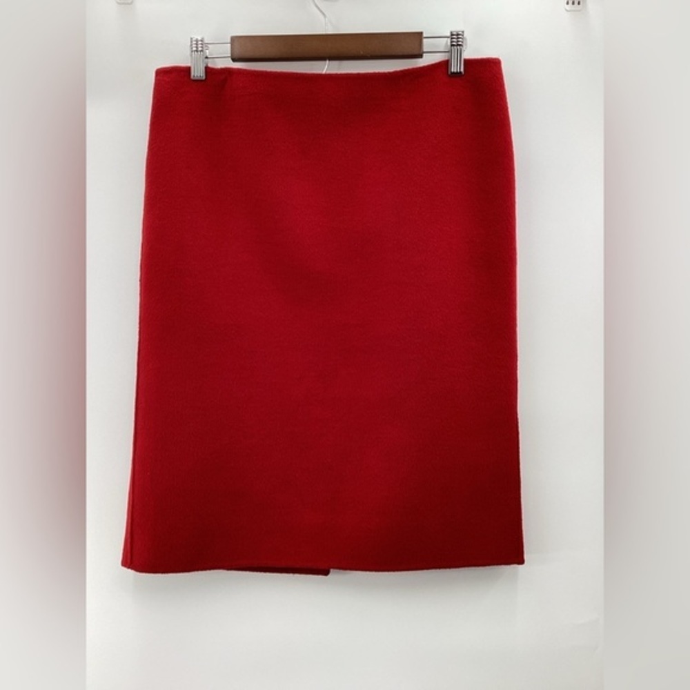 Talbots Vibrant Red Pencil Skirt